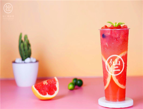 仙仁嫩仙草奶茶